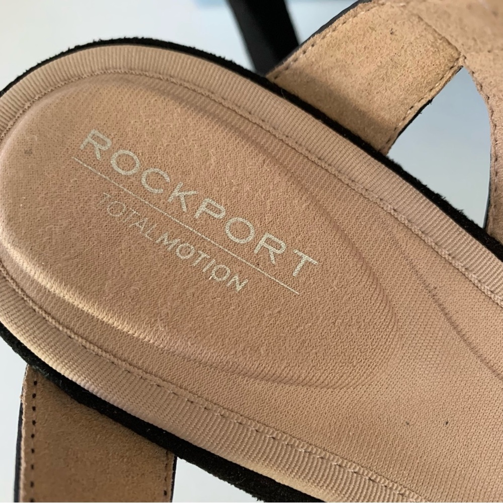 Rockport Womens Total Motion Black Sheehan 2 Piece Pointed Toe Heels US 10 M - Picture 2 of 11